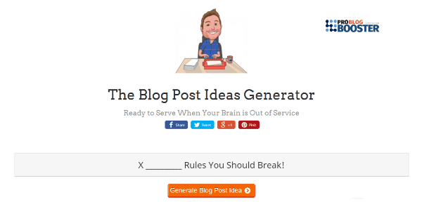 Create Your Own Blog Idea