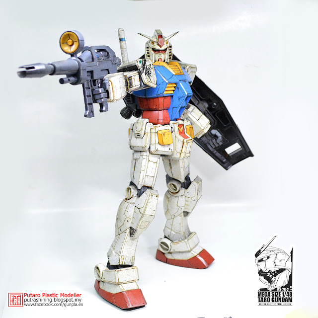 MEGA SIZE 1/48 RX-78-2 GUNDAM Custom Paint by Putra Shining