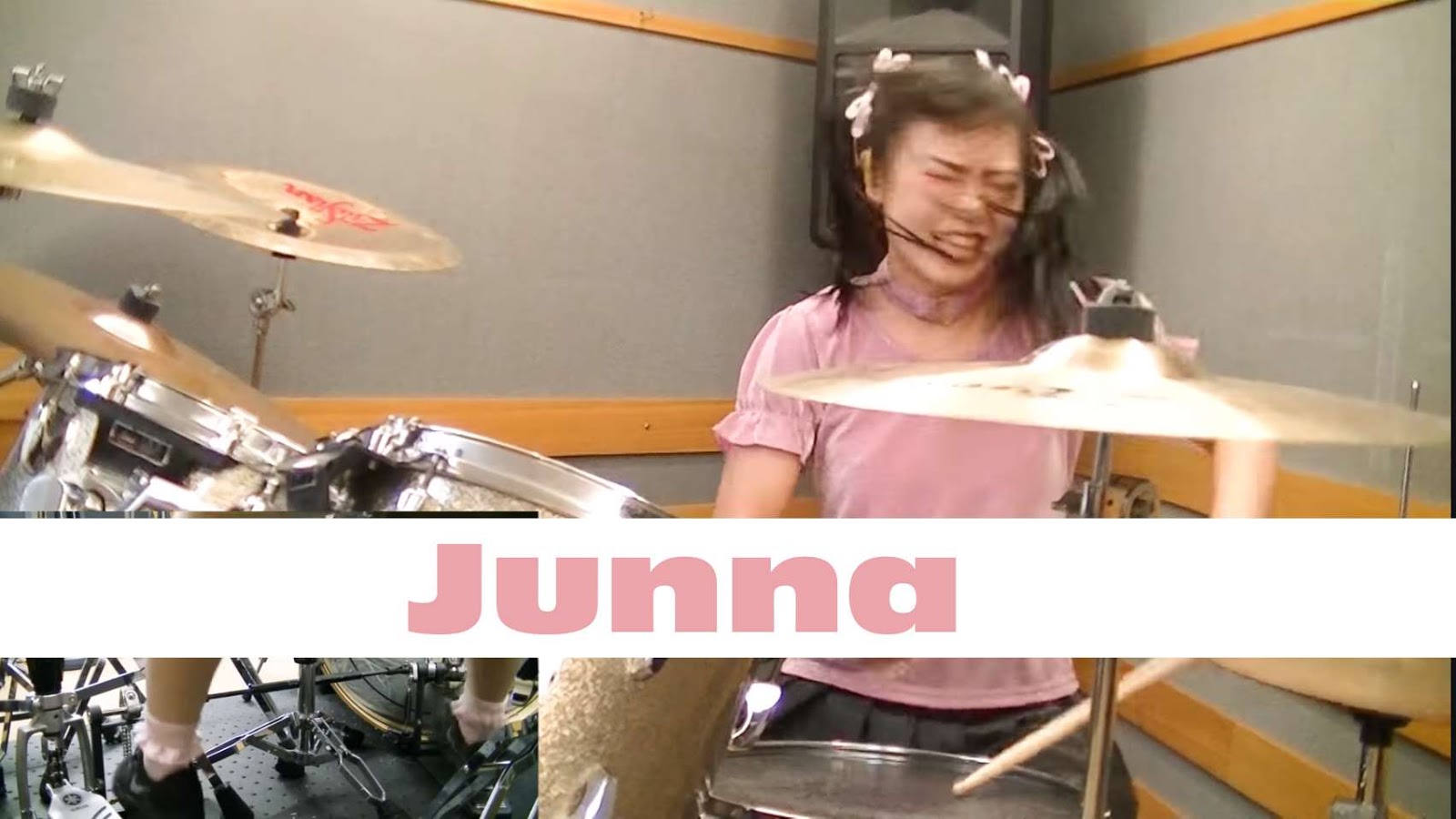 Junna Yngwie Malmsteen Rising Force Drum Japanese drummer.