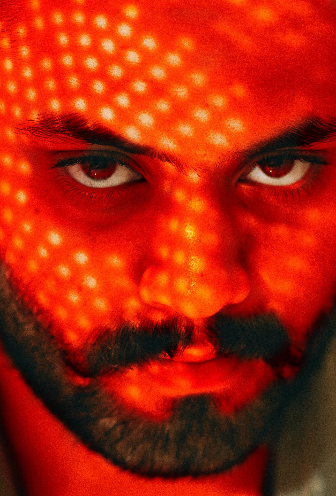 Vivid light color face