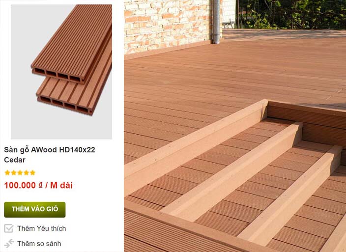 San go AWood HD140x22 Cedar