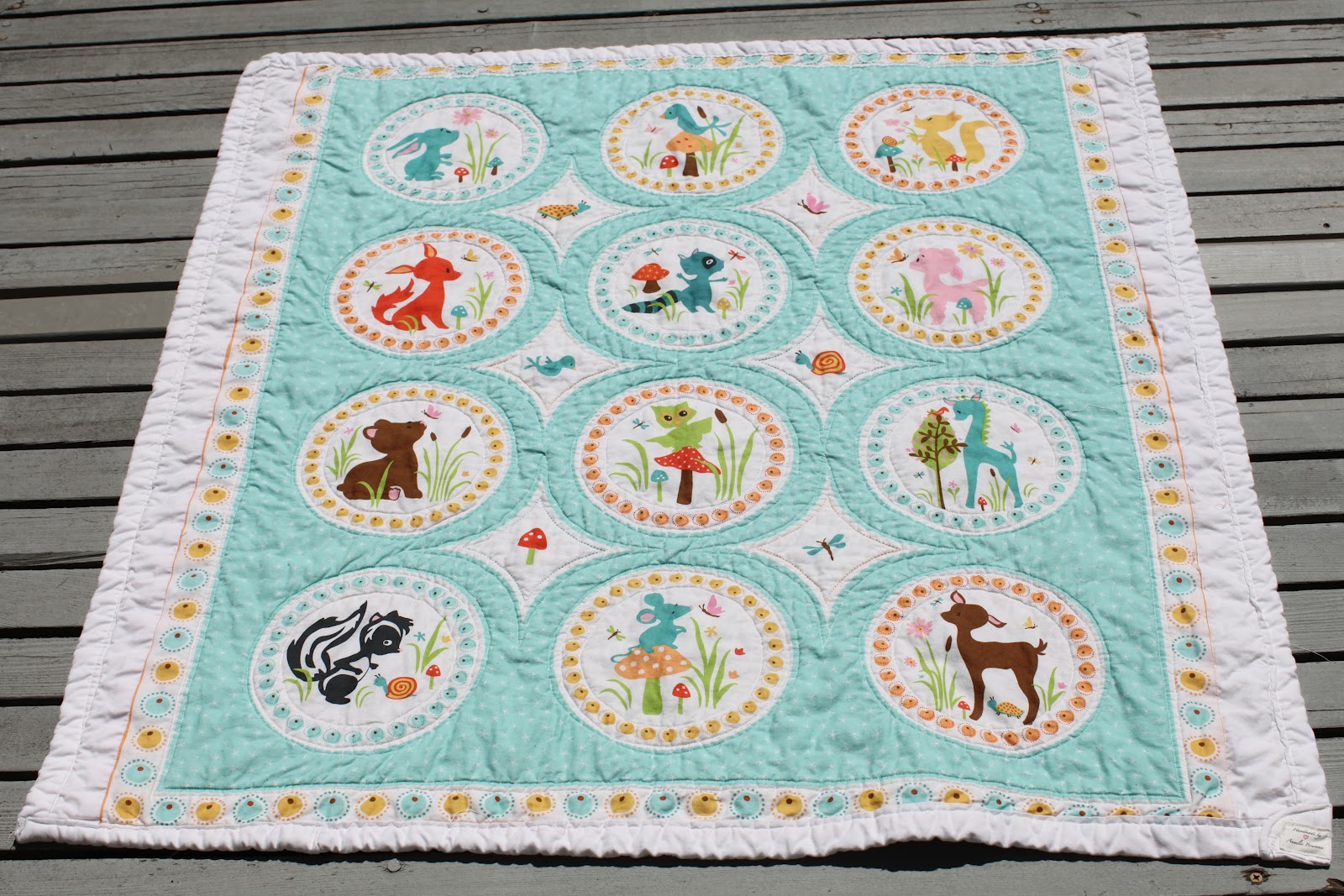 Oh. THAT Annelie... DIY Project "Quicky" Yard Panel Baby Blanket