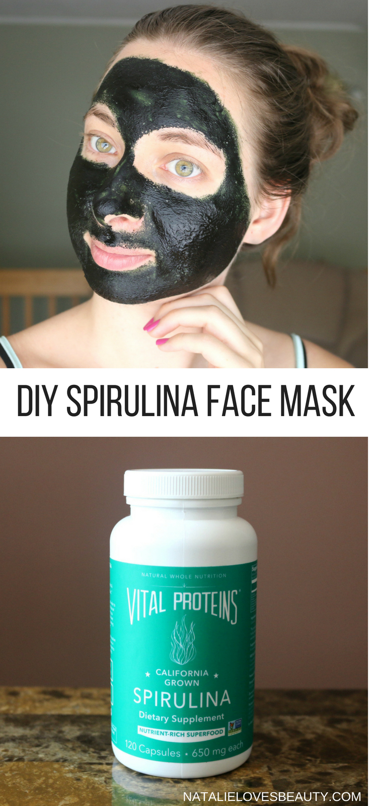 Spirulina Beauty Benefits + DIY Face Mask Natalie Loves Beauty