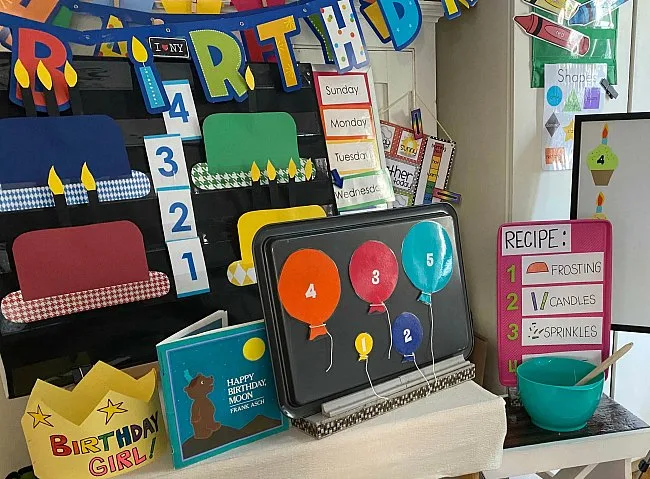 Birthday decorations for the classroom