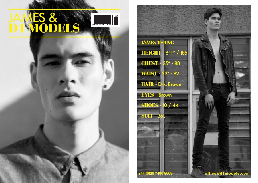 James Ridley Model d1 Model Management: September 2011