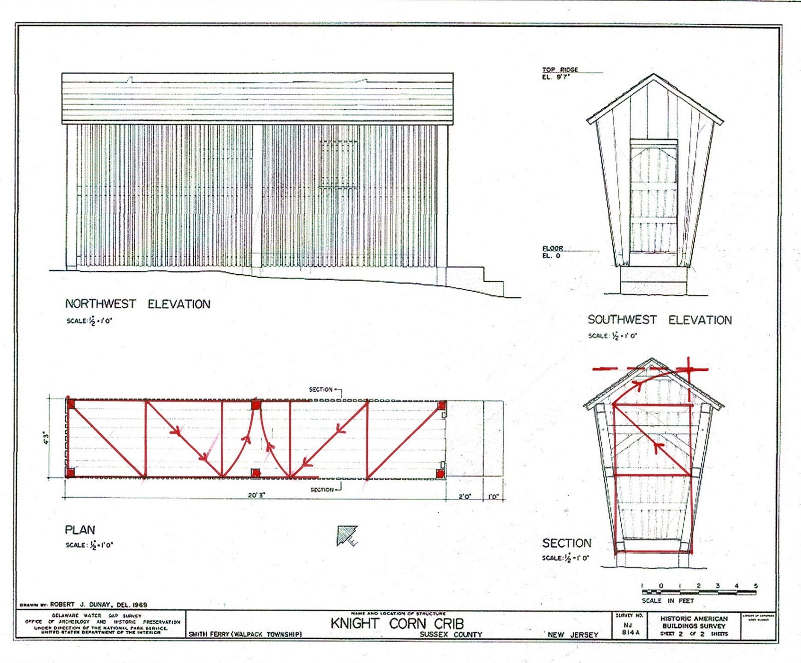 Jane Griswold Radocchia Corn Cribs for the Indiana Barn Foundation