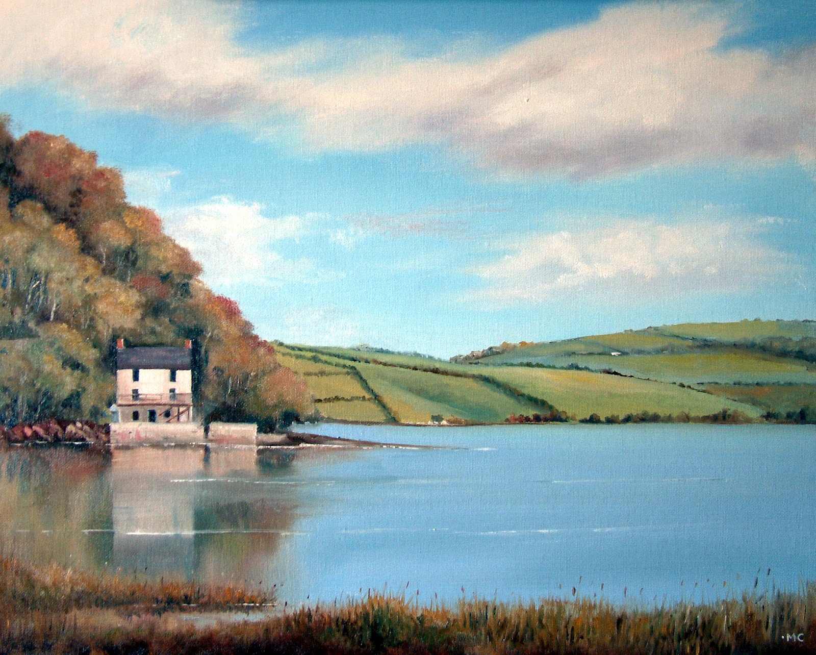 Carmarthen Artist Dylan Thomas Boathouse