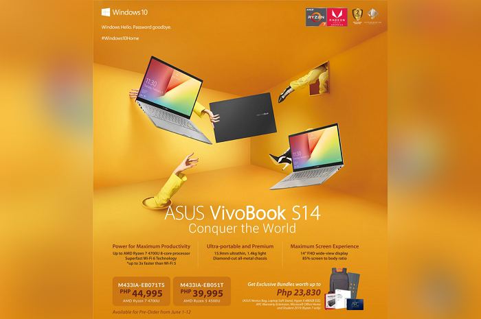 ASUS Vivobook S14 M433 Philippines: Price, Specs, Availability