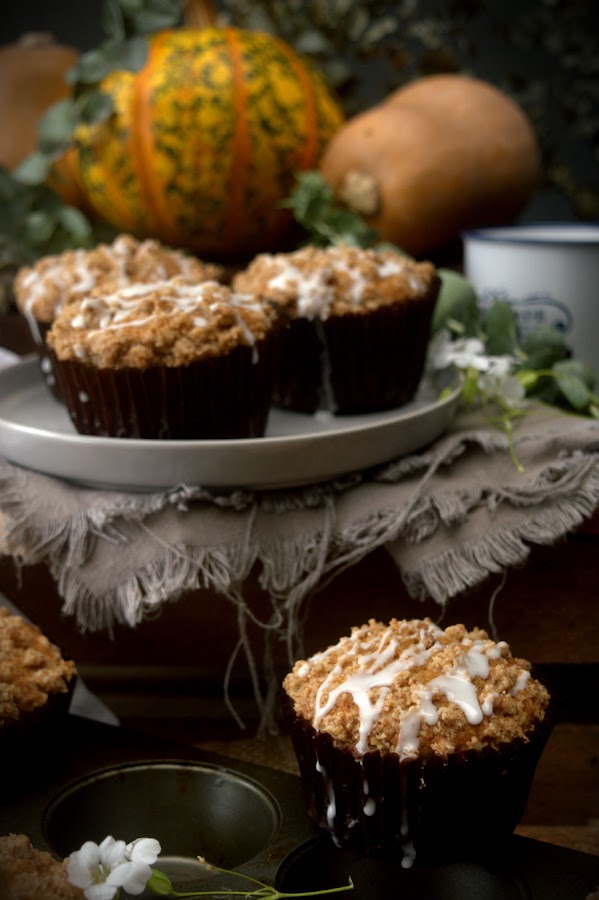 Top 10 Superalimentos: La Calabaza- Receta de Muffins de Calabaza con Streusel 