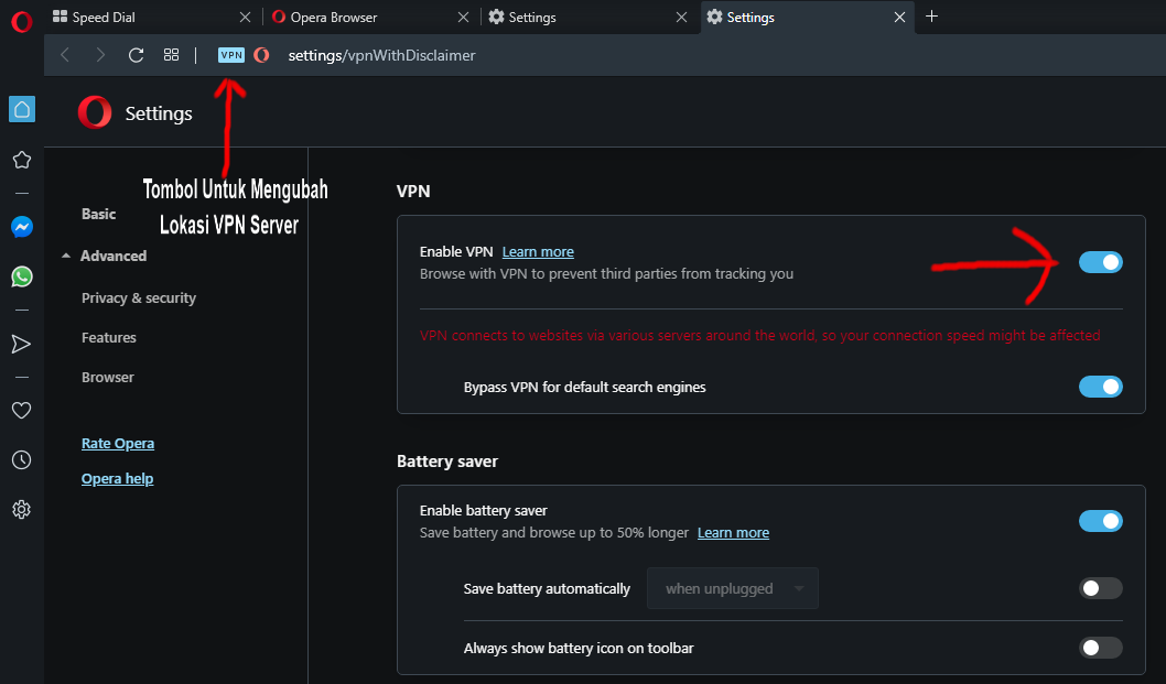 Cara Menggunakan Opera VPN di PC Gratis - serbaCARA.com | Technology