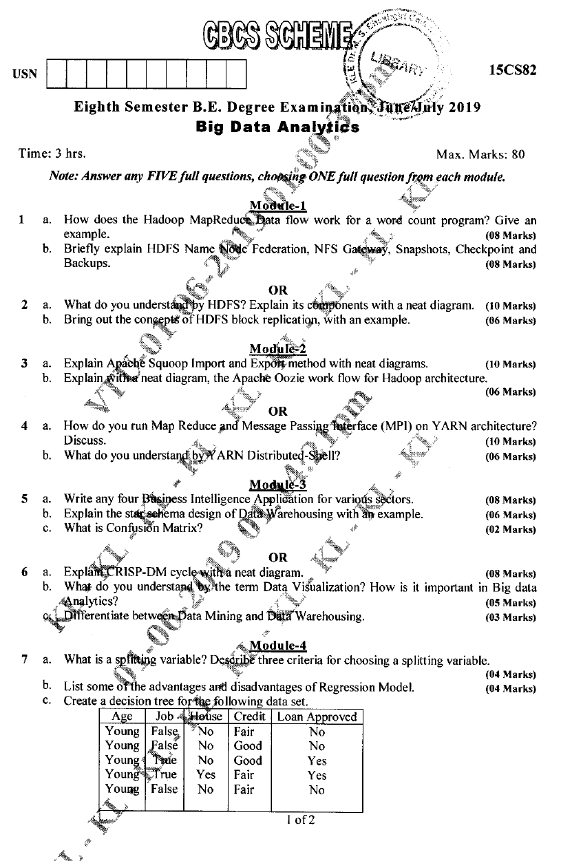 Visvesvaraya Technological University B.E. COMPUTER SCIENCE (CBCS ...