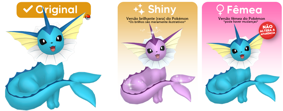 ◓ Pokémon do tipo Fada — Fairy type