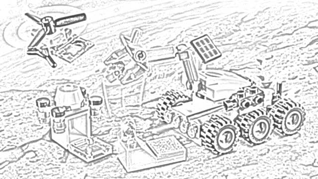 The Holiday Site Coloring Pages Of Lego Nasa Kits