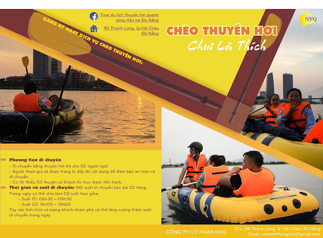 Chèo thuyền hơi trên sông Hàn Đà Nẵng Chèo thuyền hơi trên sông Hàn Đà Nẵng