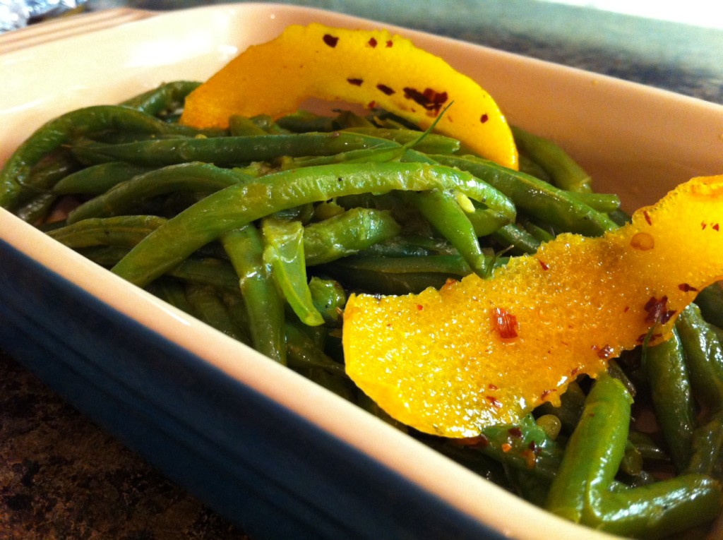 Club Foody Recipes and Videos Green Beans with ChiliOrange Oil Recipe