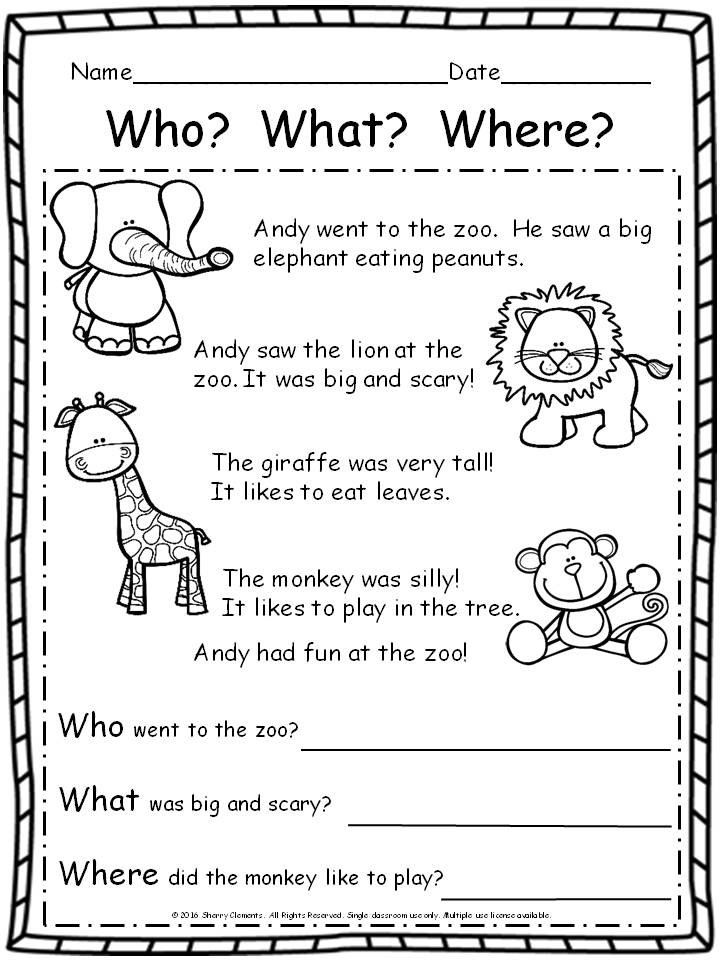 language arts worksheets preschool