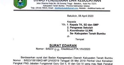 EDARAN PENGUSULAN DUPAK Oktober 2020
