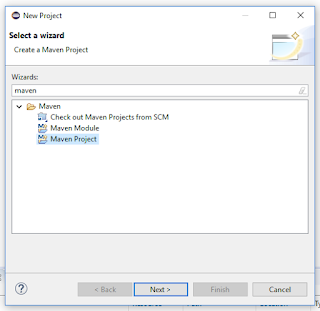 creating maven project in eclipse