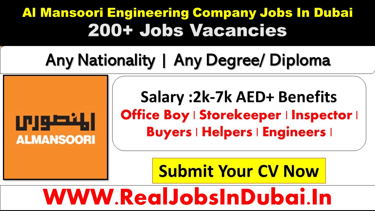 Al Mansoori Engineering Company Jobs In Dubai 2023