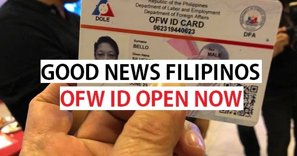 OFW ID card is out for Filipinos across Globe - UAE Labours Blog