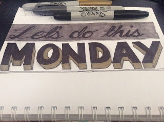 Monday-Hand-written-letterings-typography
