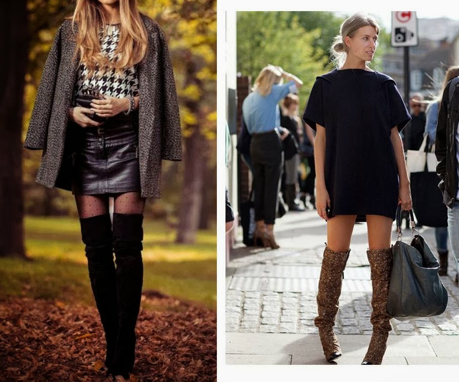 Spotted Appeal: thigh high