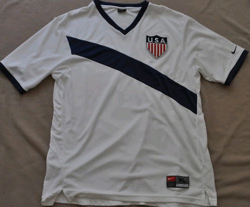 2003 USMNT Home Original Nike Authentic Kit Shirt Soccer Sash Jersey USA XL