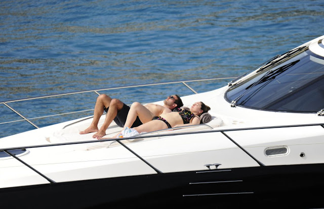 Kelly Brook in Bikini at a Yacht in Mallorca, 05.23.2019