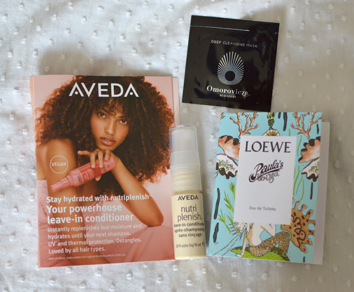 Aveda & Loewe Perfume Samples