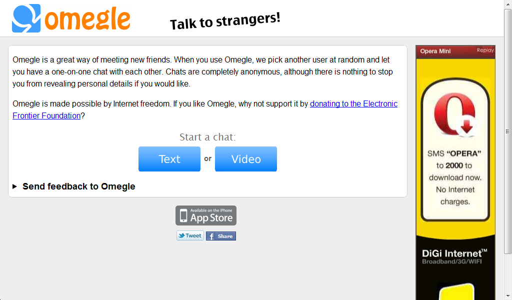 Omegle Video Chat Omegle App Talk To Strangers 15. 