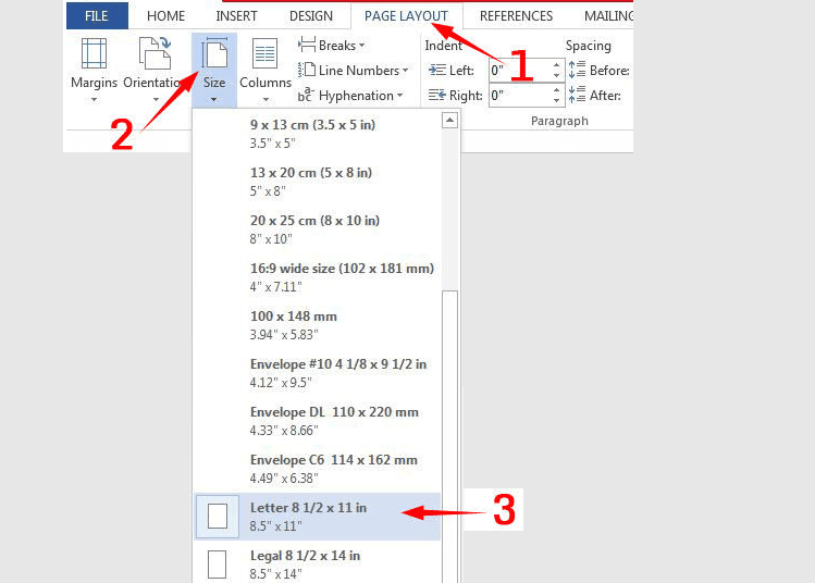 What is the Size of Short Bond Paper in Microsoft Word?