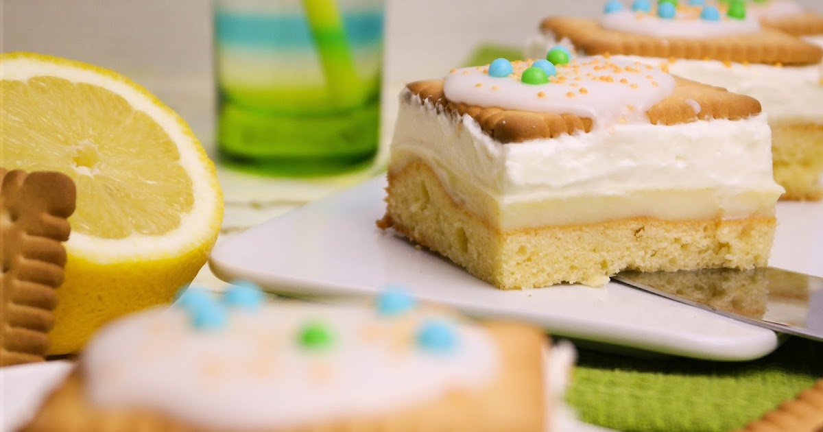 Wonder Wunderbare Küche: Zitronen-Butterkeks-Kuchen vom Blech