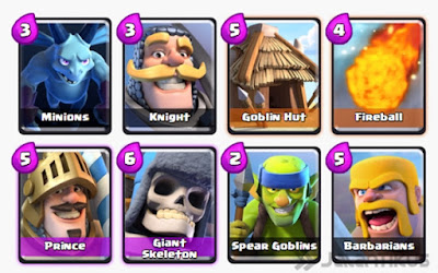 Kumpulan Battle Deck Clash Royale Arena 3 Terbaik (Winning Strategy) Defensive