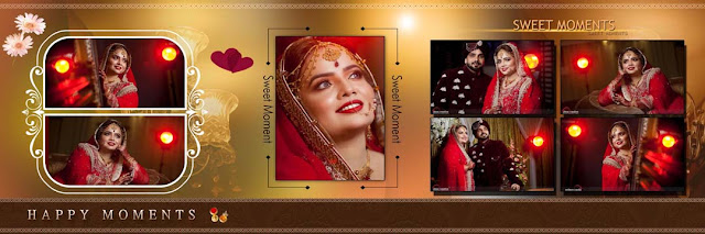 New Free Digital Photo Album Design PSD Sheets Wedding Album Design