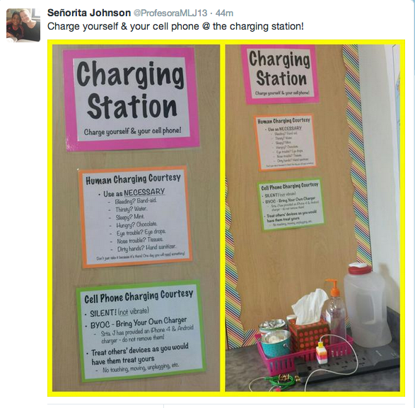 Quick Tip Charging Station Mis Clases Locas