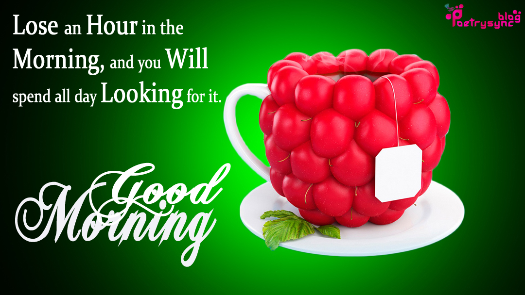 Good Morning Tea Cups for Facebook with Wishes