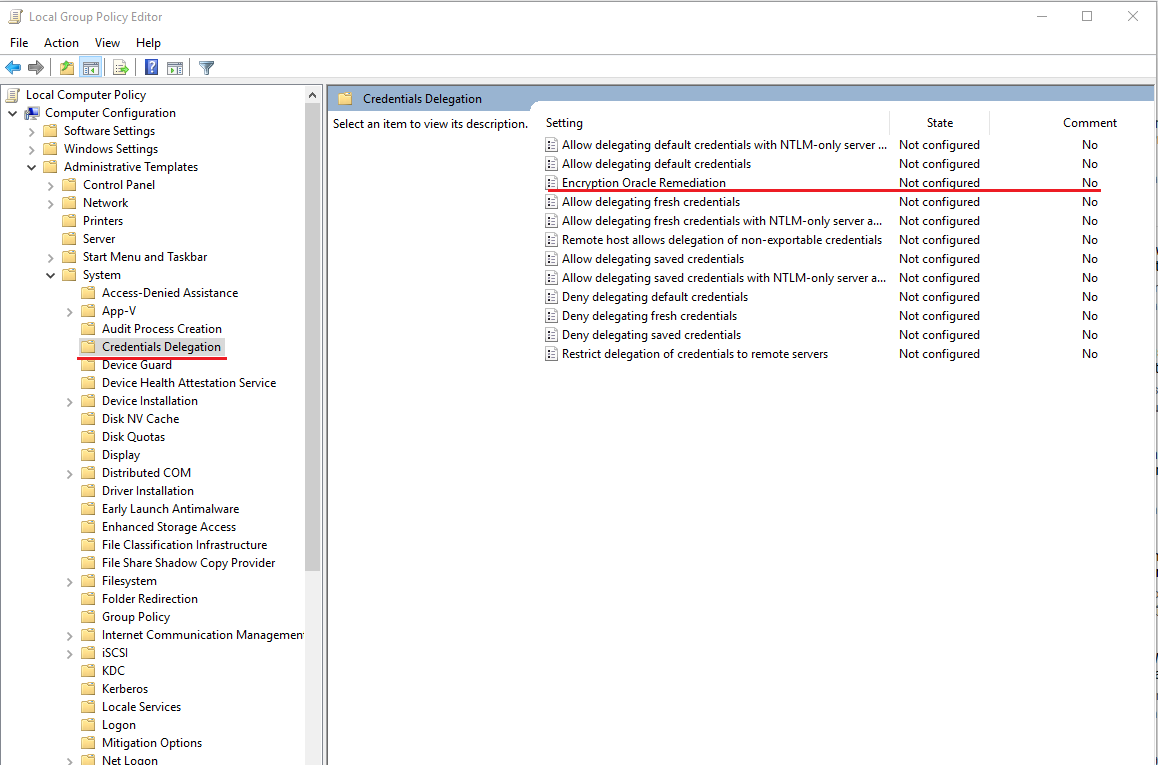How to fix remote desktop error CredSSP Encryption Oracle Remediation