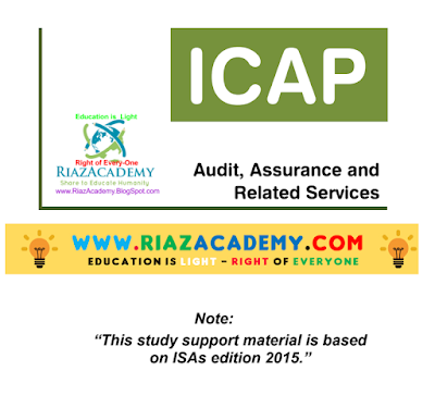 CFAP-06 Audit, Assurance and Related Services 2016 - Study Text CFAP-06 Audit, Assurance and Related Services 2016 - Study Text