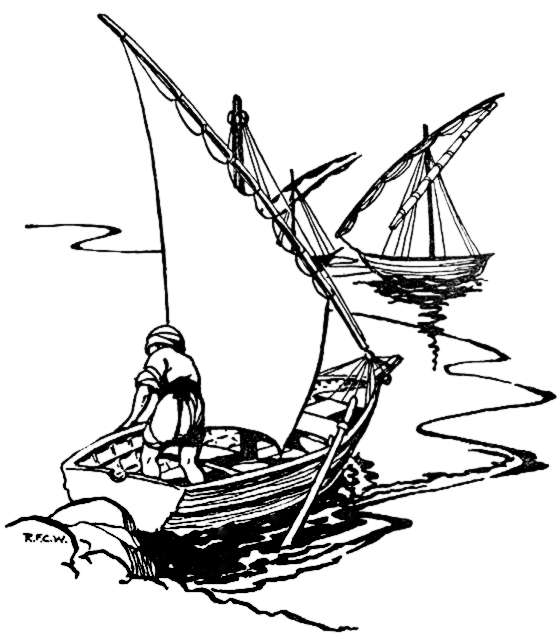 Catching Fish | Coloring Pages to Print