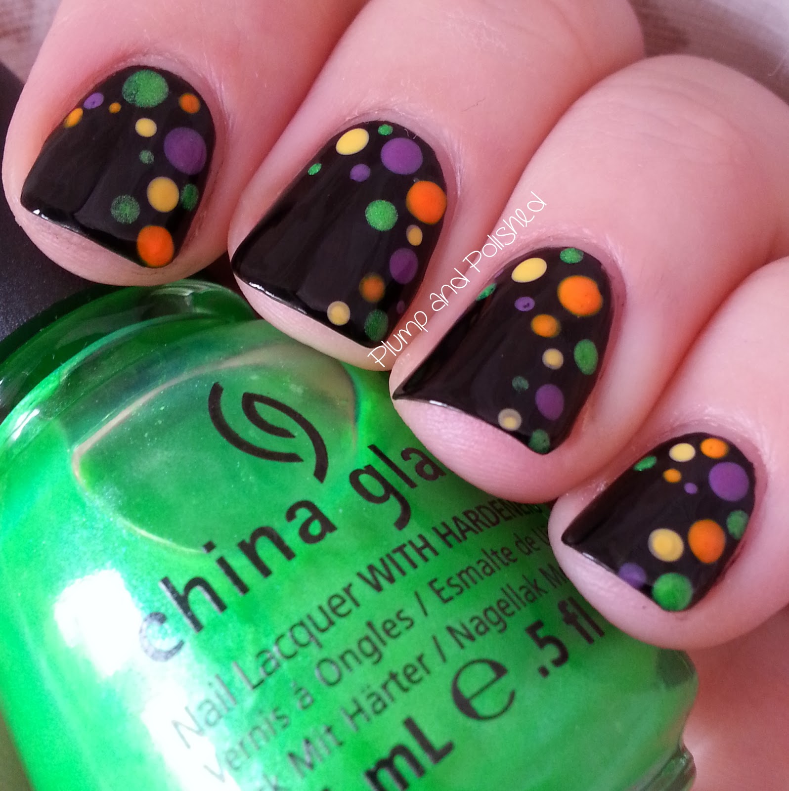 Plump and Polished: Falling for Nail Art: Halloween