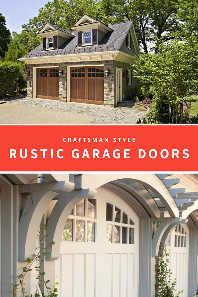 10 Elegant Rustic Garage Doors Craftsman Style