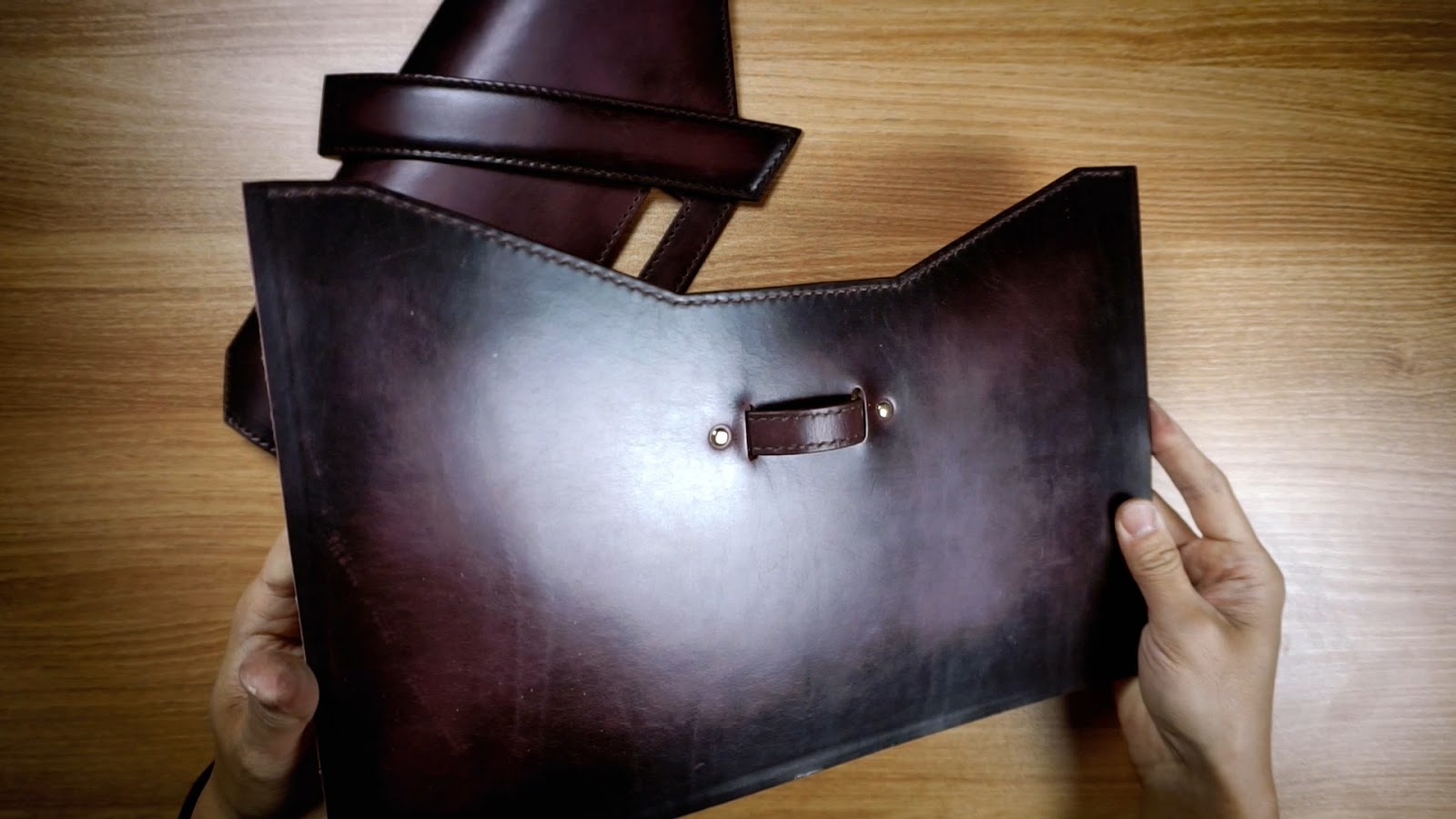 Making a Handmade Leather Briefcase