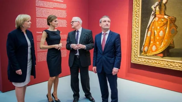  Queen Letizia with Hannelore Kraft and museum director Beat Wismer and mayor Thomas Geisel attends the opening of exhibition "Zurbaran" at Museum Kunstpalast in Dusseldorf