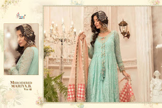 Shree fab Mbroidered mariya b vol 11 pakistani suits