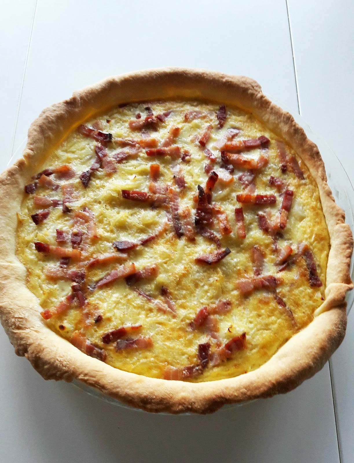 Bouillons Et Ratatouille Tarte Alsacienne A L Oignon Et Au Lard