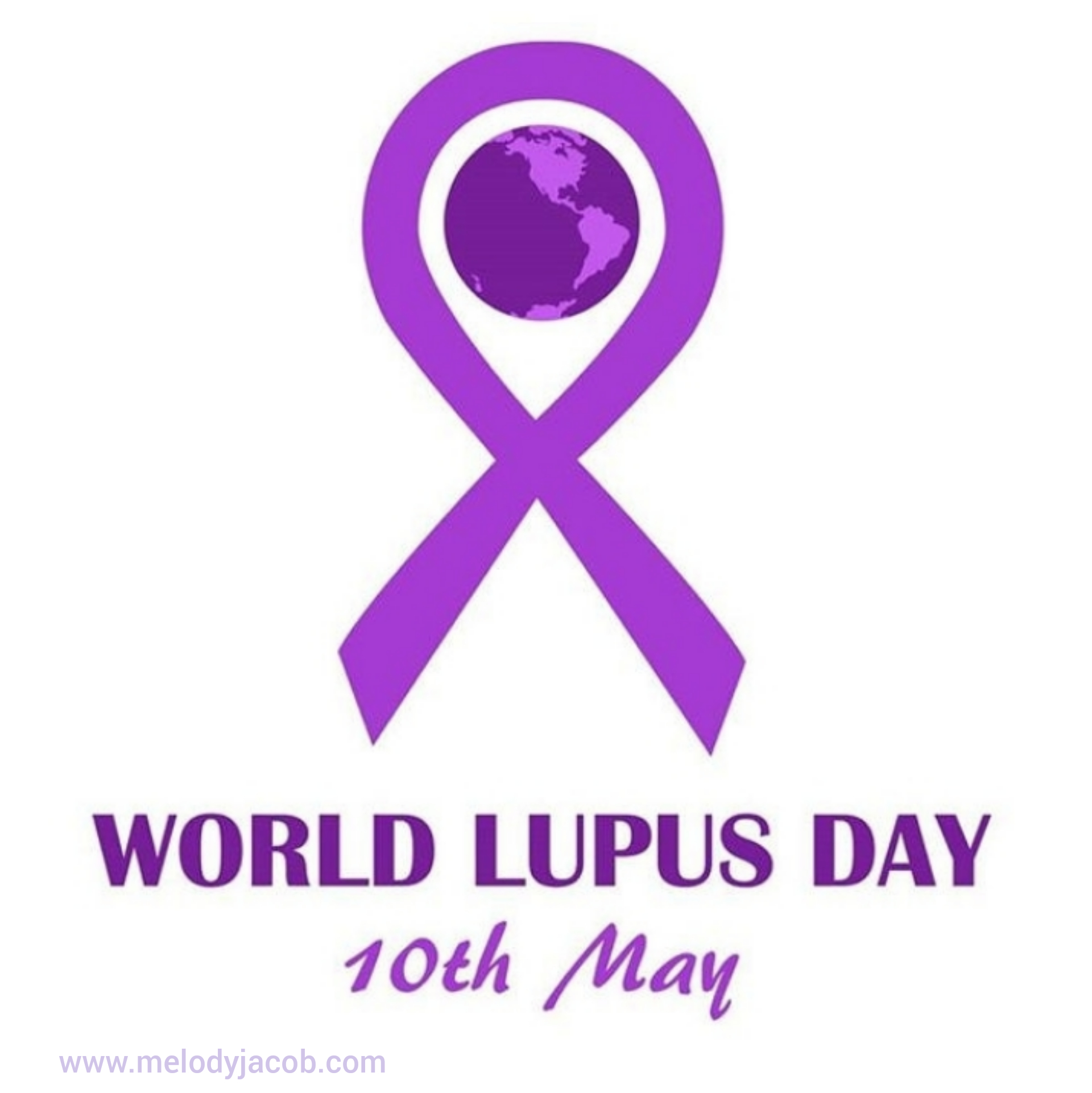 World lupus day, May 10. Lupus Melody Jacob