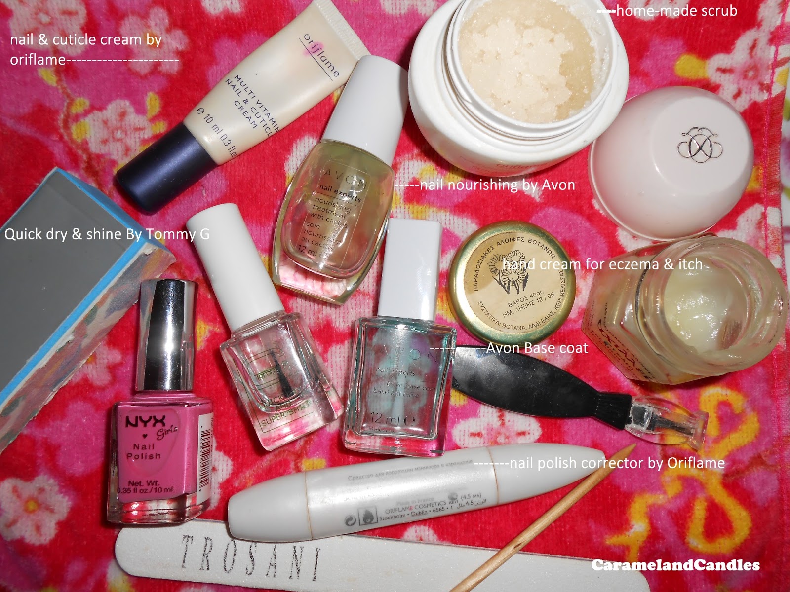 Caramel & Candles Spa Manicure at Home