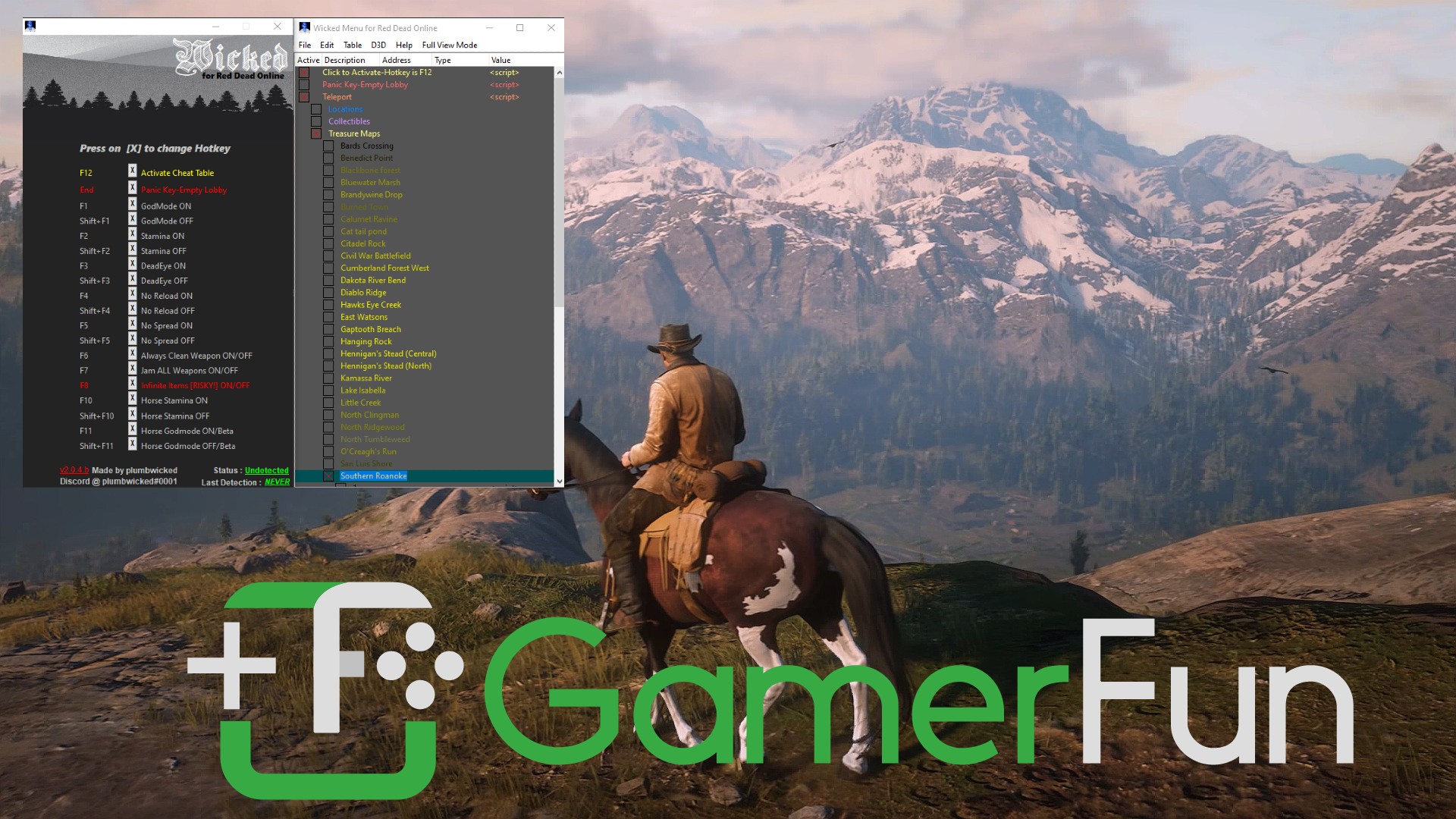 Red Dead Redemption 2 Hacks Wicked Menu (God mod, WallHack, AimBot