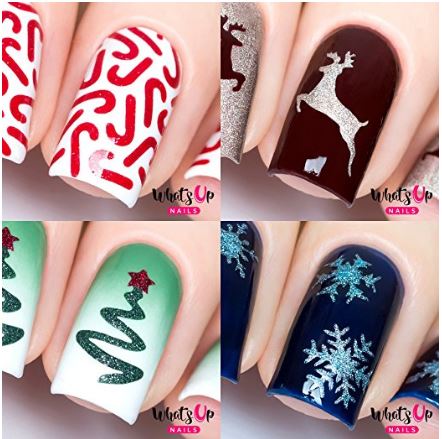 Christmas Nail Art Decals - Vibe Chaser