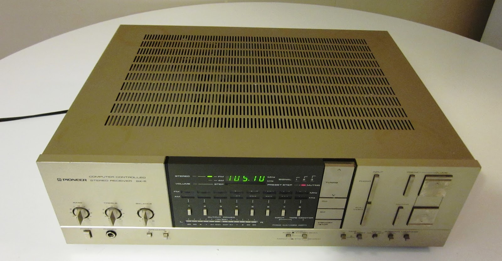 Speakerholic Pioneer SX6 Receiver